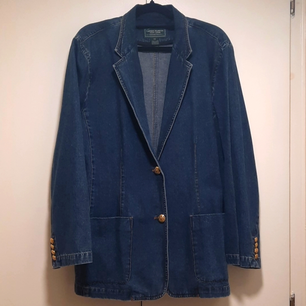 Ralph Lauren, 2X, Denim